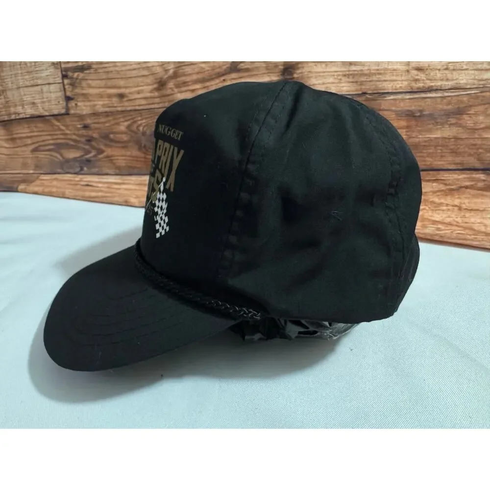 Vintage Black Golden Nugget Grand Prix of Slots June 22-25 1989 Hat